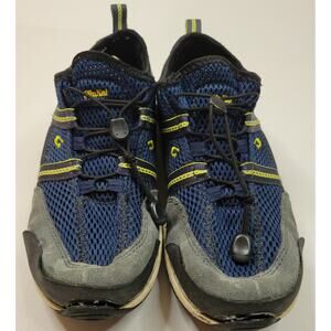 Olukai Kai'l Trainers Men's Size 8 Blue Yellow Mesh Trail Running Shoes Sneakers
